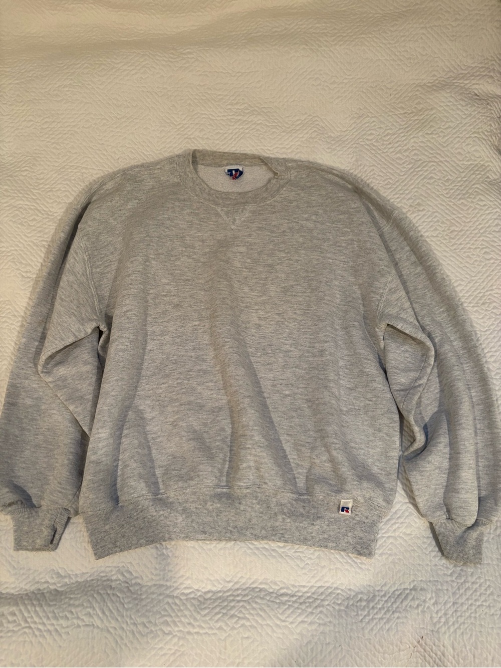 Vintage Russell Athletic Crewneck Sweatshirt Men’s Gray Made in USA